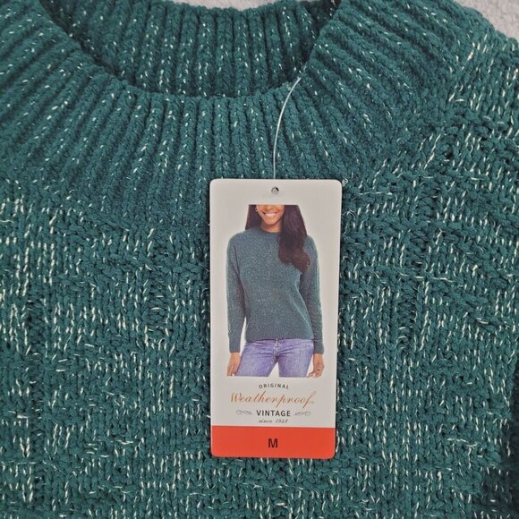 NEW Original Weatherproof Vintage Shimmer Knit Sweater M Polyester// 25CT - Picture 3 of 8